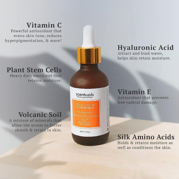 NIB Scentuals Vitamin C Serum for Face 2 fl. oz. - Picture 4 of 8